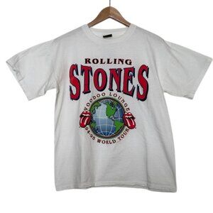Vintage Rolling Stones Voodoo Lounge Tour Shirt 1994 95 Brockum Made In USA L